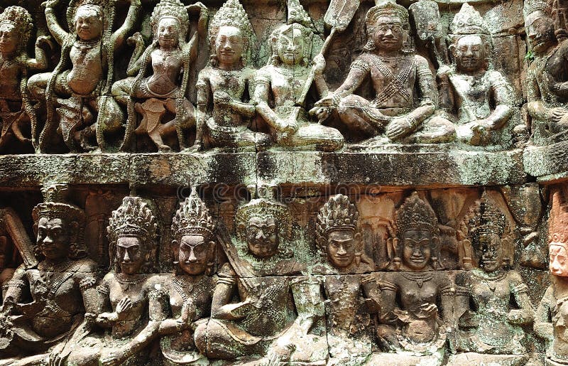 Cambodia; Angkor; leper king terrace