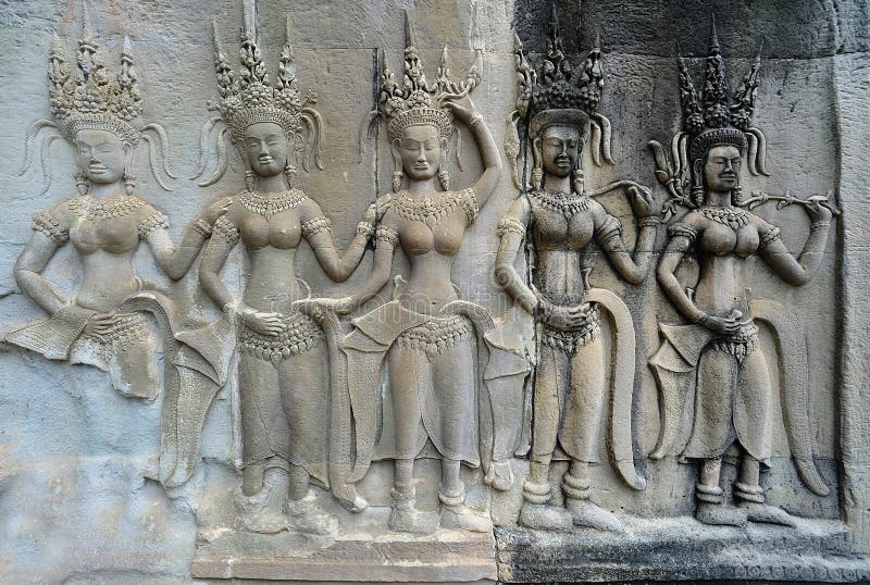 Cambodia; Angkor Wat; Apsara