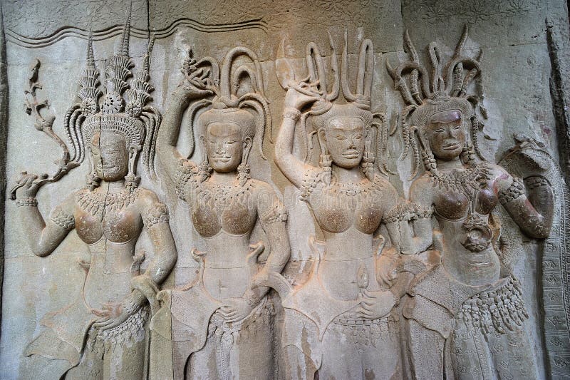 Cambodia; Angkor Wat; Apsara