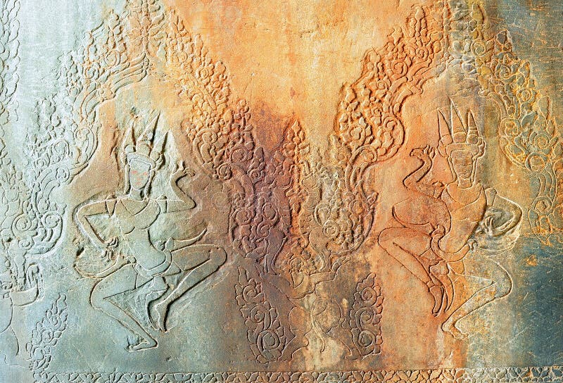 Cambodia Angkor Wat: Bas reliefs