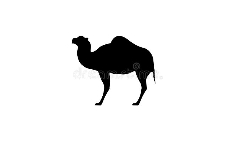 Camel Desert Animal Symbol Wildlife Icon Stock Vector - Illustration of ...