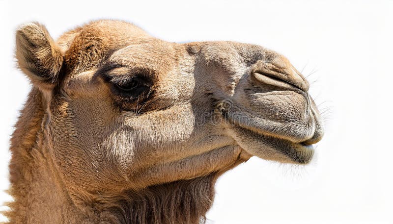 Camel, isolated on a white background, Ultra Realistic vector illustration