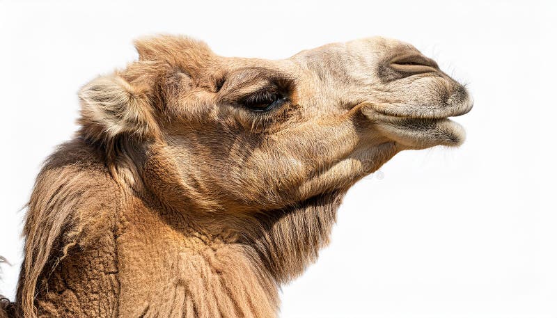 Camel, isolated on a white background, Ultra Realistic vector illustration