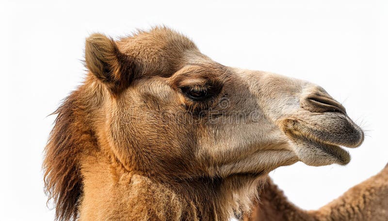 Camel, isolated on a white background, Ultra Realistic vector illustration