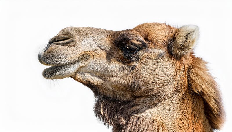 Camel, isolated on a white background, Ultra Realistic vector illustration