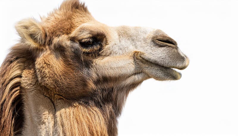 Camel, isolated on a white background, Ultra Realistic vector illustration