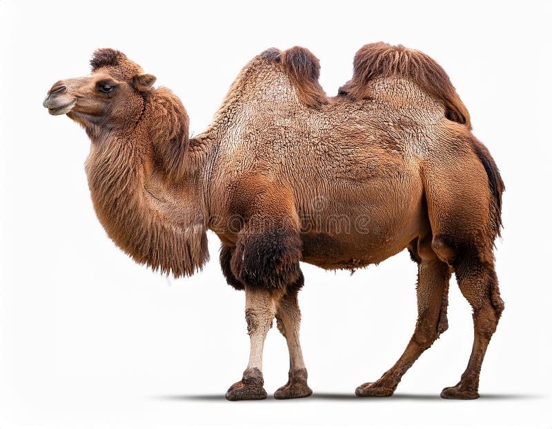 Camel, isolated on a white background, Ultra Realistic vector illustration