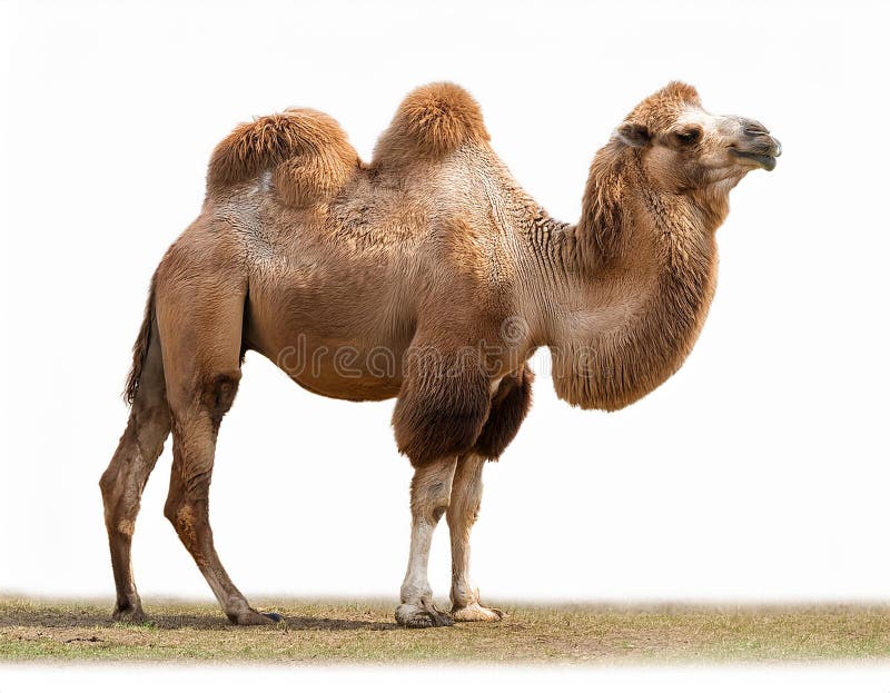 Camel, isolated on a white background, Ultra Realistic vector illustration