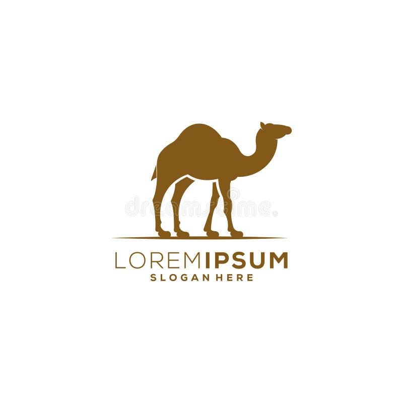 Camel Logo Animal Vector Design Stock Vector - Illustration of africa ...