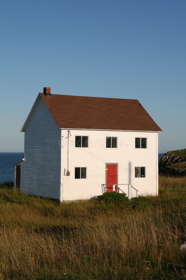 Old style outport house by the sea in Maberly. Old style outport house by the sea in Maberly