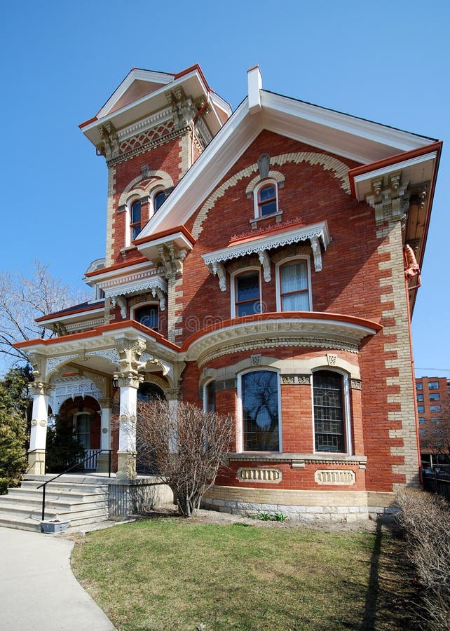 A large gingerbread style house in Toronto, dating from 1876 &#x28;Leadlay House&#x29;. A large gingerbread style house in Toronto, dating from 1876 &#x28;Leadlay House&#x29;.