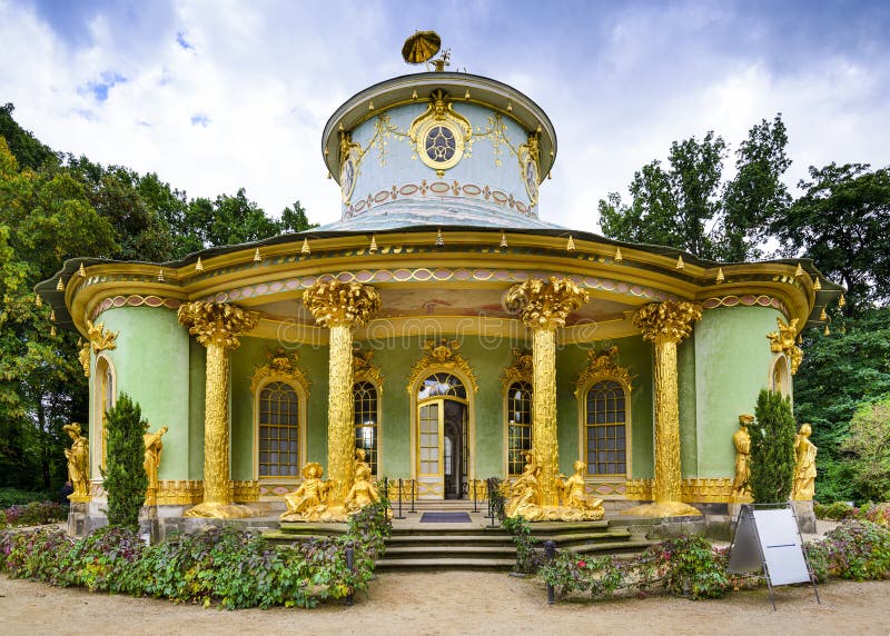 Camera della Cina di Potsdam, Germania fotografie stock Camera della Cina di Potsdam, Germania fotografie stock
