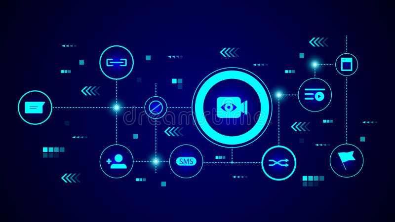 Camera eye icon. From web set royalty free illustration Camera eye icon. From web set royalty free illustration