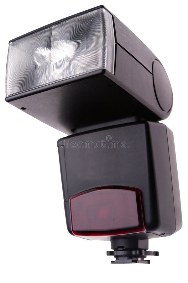 Camera flash stock image. Image of reflector, flashgun 23385901