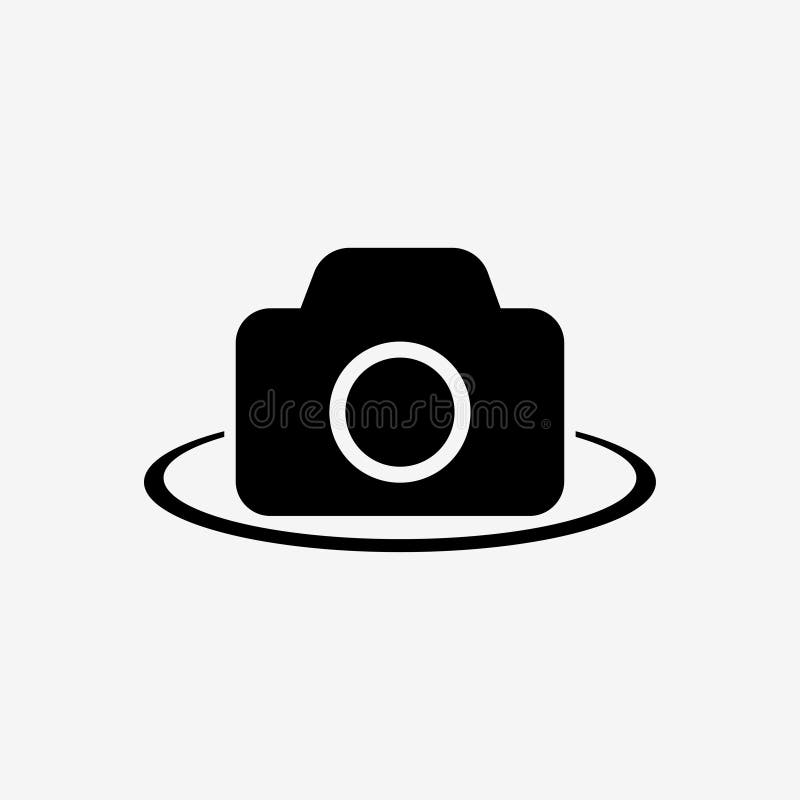 Camera-fotografisch materiaal 360-graad mening Vector illustratie royalty-vrije illustratie Camera-fotografisch materiaal 360-graad mening Vector illustratie royalty-vrije illustratie