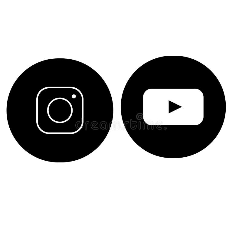 Camera Icon Design Flat Instagram Youtube Editorial Image - Illustration Of  Capture, Button: 175082520