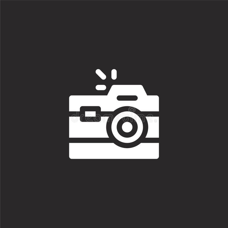 Camera Icon. Filled Camera Icon for Website Design and Mobile, App ...