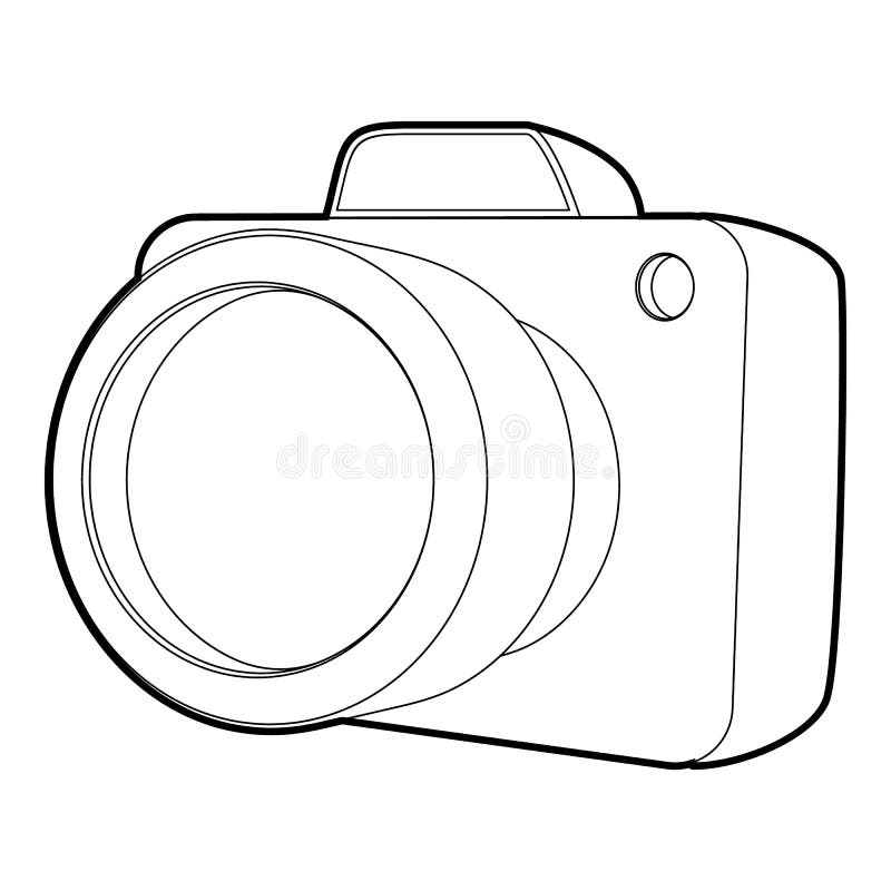 Camera Icon, Isometric 3d Style Stock Vector - Illustration of icon ...