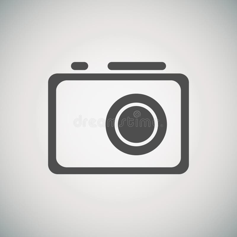 Camera icon royalty free illustration