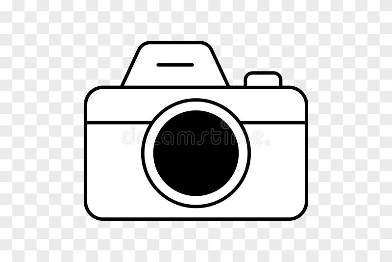 Camera Icon. Video Camera Icon. Photo Camera Illustration Isolated on Transparent Background