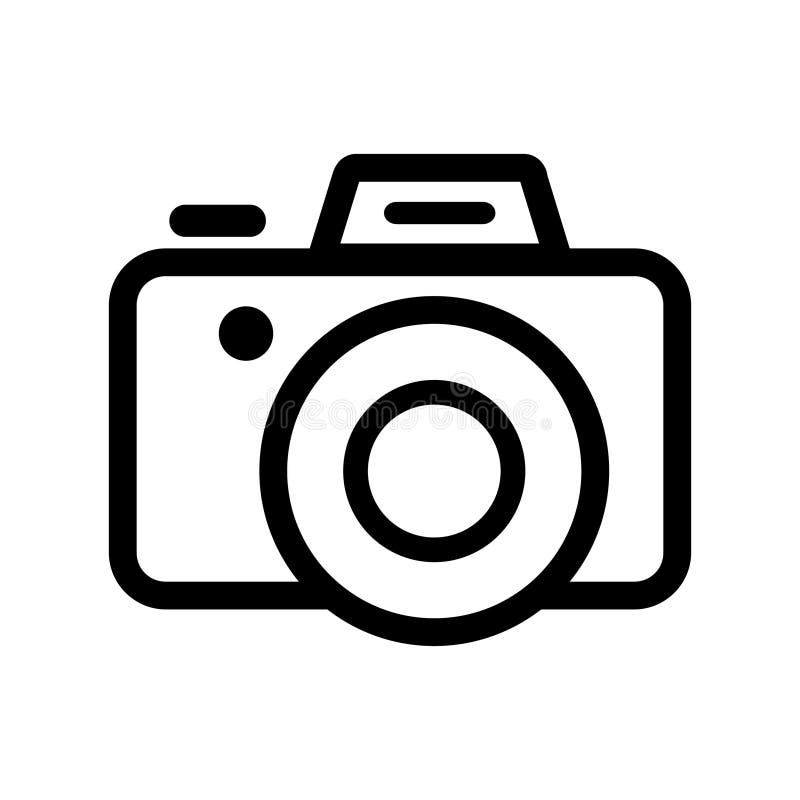 Camera icon stock illustration. Illustration of white 304192276