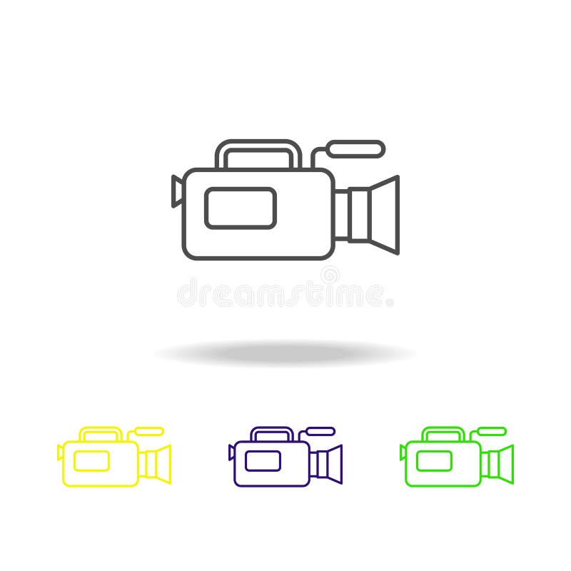 camera of journalism multicolored icons. Element of journalism for mobile concept and web apps illustration. Can be used for web, vector illustration camera of journalism multicolored icons. Element of journalism for mobile concept and web apps illustration. Can be used for web, vector illustration
