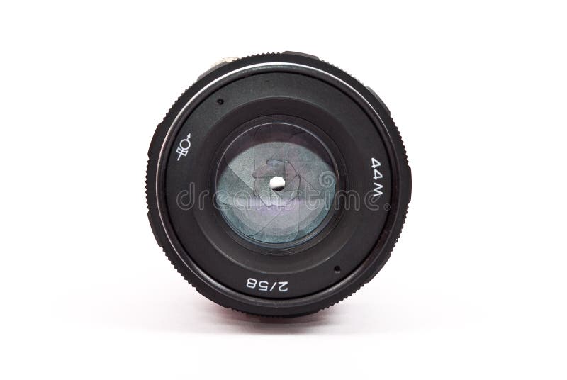 Camera lens stock photo. Image of shutter, medium, film 333758