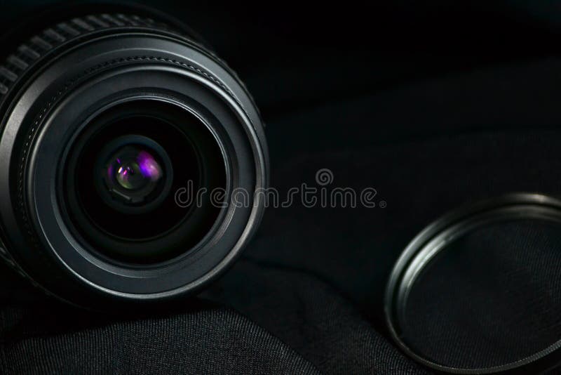 Camera lens background stock photo. Image of digital 57156802