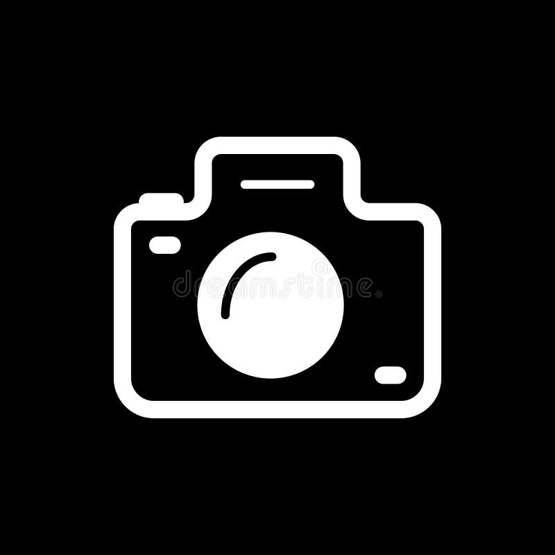 Camera Line Icon, Outline Vector Illustration, Linear Pictogram ...