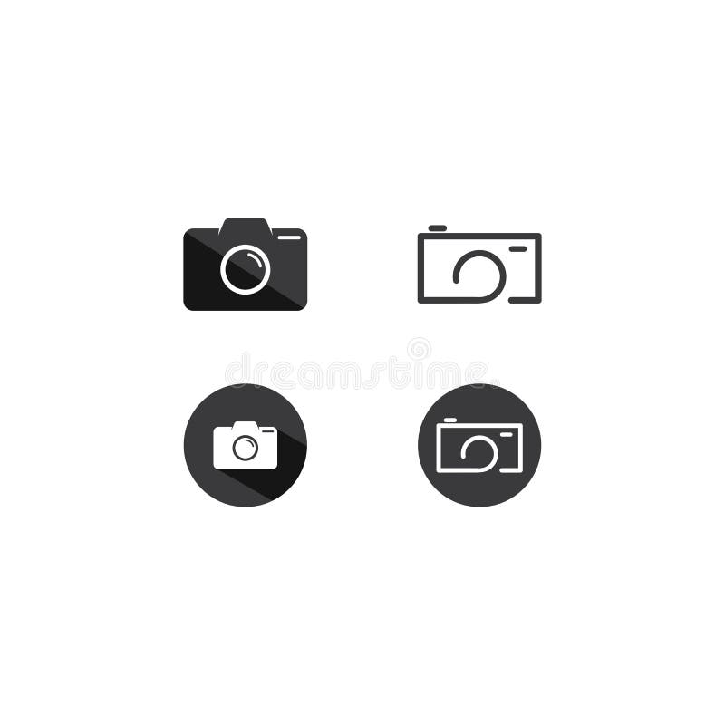 Camera Photography logo template vector icon illustration royalty free illustration Camera Photography logo template vector icon illustration royalty free illustration