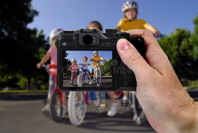 Camera Picture of Girls Riding Bikes