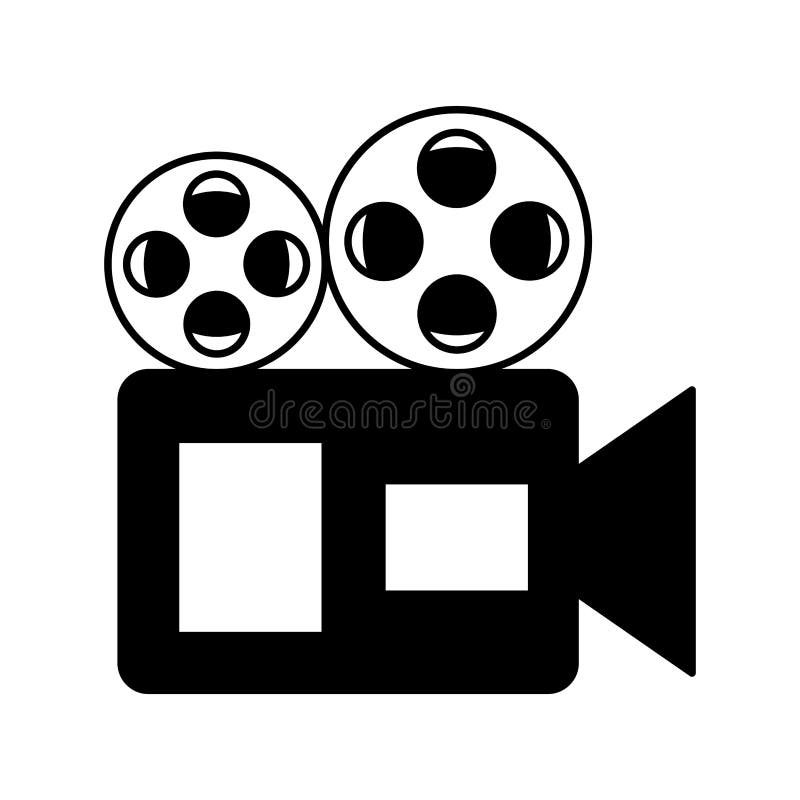 Camera Projector Production Movie Film Stock Vector - Illustration of ...