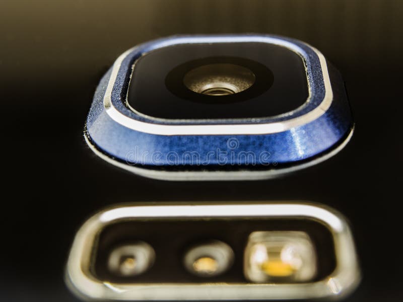 Camera Sensors of a Cell Phone Stock Photo Image of chrome, technology 149272466