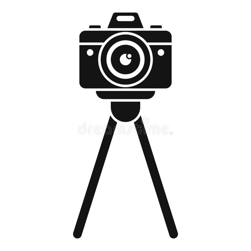Camera Stand Icon, Simple Style Stock Illustration Illustration of