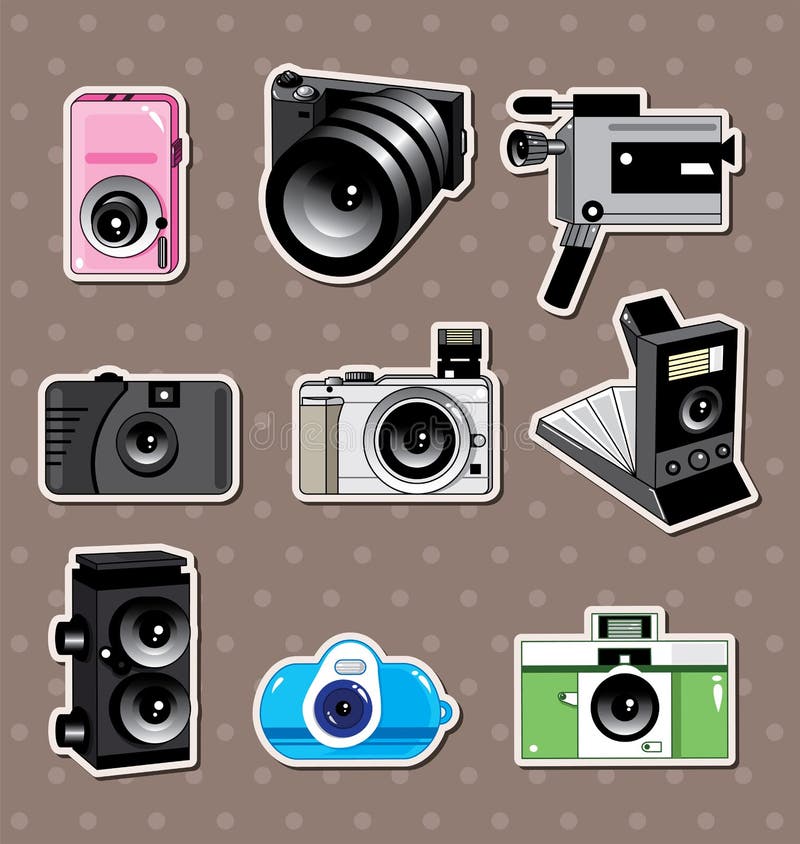 Cartoon Camera icon stock vector. Illustration of modern 17261795