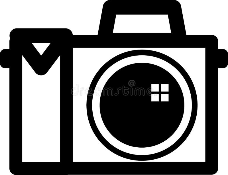 Camera symbol stock illustration. Image of film, digital 53044