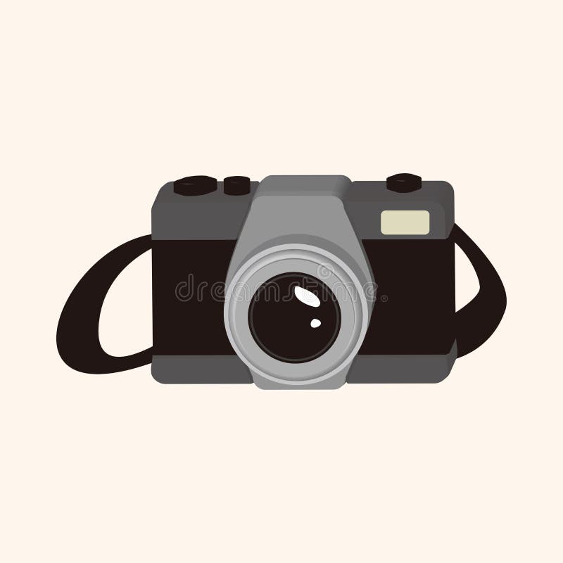 Camera Theme Elements Vector,eps Stock Vector Illustration of camera