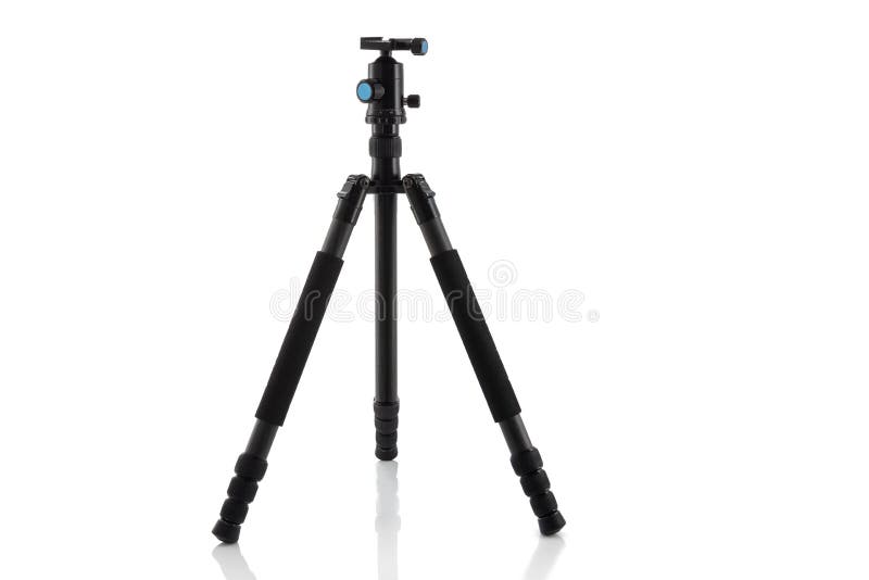Camera Tripod Ball Head isolated on white background