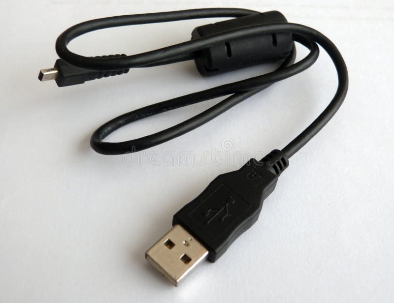 A Camera USB Cable stock photo. Image of electronic 265774664