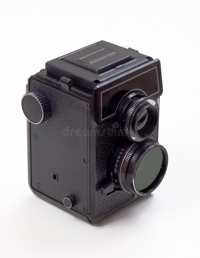 Vintage Medium Format Camera Stock Image Image of white, hair 14711875
