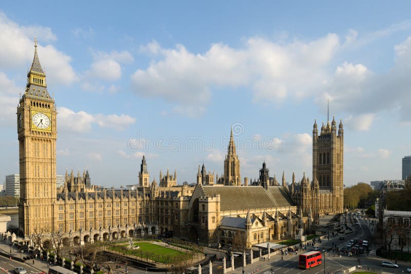 Camere del palazzo del Parlamento di Westminster Londra