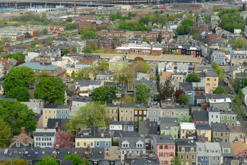 Camere di Boston Charlestown, Massachusetts, U.S.A. fotografie stock libere da diritti Camere di Boston Charlestown, Massachusetts, U.S.A. fotografie stock libere da diritti
