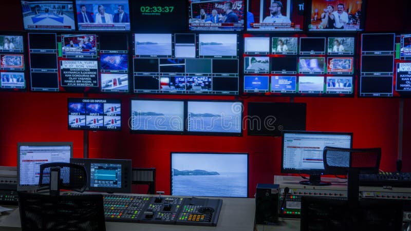 Cameră de control TV stock photos