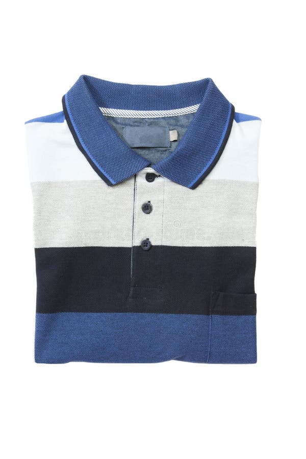 Camicia di polo piegata dell'uomo immagini stock libere da diritti Camicia di polo piegata dell'uomo immagini stock libere da diritti