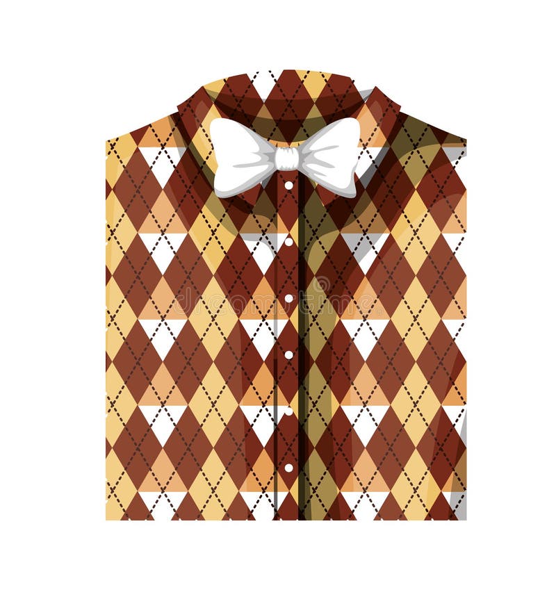 Camicia elegante piegata con la cravatta a farfalla royalty illustrazione gratis Camicia elegante piegata con la cravatta a farfalla royalty illustrazione gratis