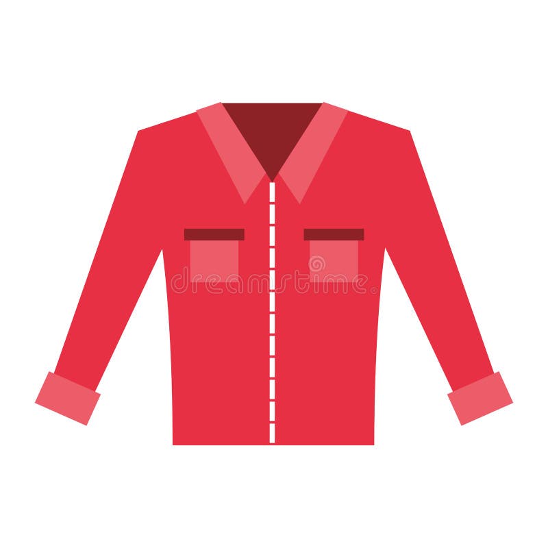 Camicia a maniche lunghe del ` s degli uomini illustrazione vettoriale Camicia a maniche lunghe del ` s degli uomini illustrazione vettoriale