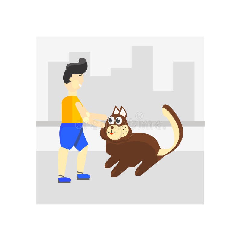Caminando la muestra y el símbolo del vector del icono del perro aislados en el fondo blanco, caminando el concepto del logotipo ilustración del vector Caminando la muestra y el símbolo del vector del icono del perro aislados en el fondo blanco, caminando el concepto del logotipo ilustración del vector