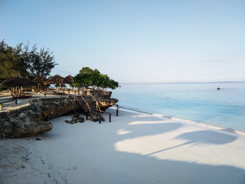 Walk on the paradise beach of Zanzibar, Tanzania. playa paradisiaca. Walk on the paradise beach of Zanzibar, Tanzania. playa paradisiaca