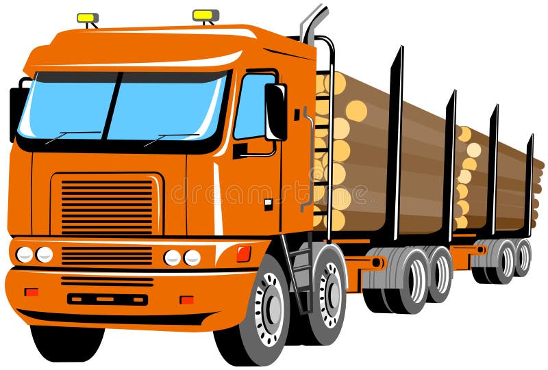 Vector art on the trucking and hauling industry. Vector art on the trucking and hauling industry