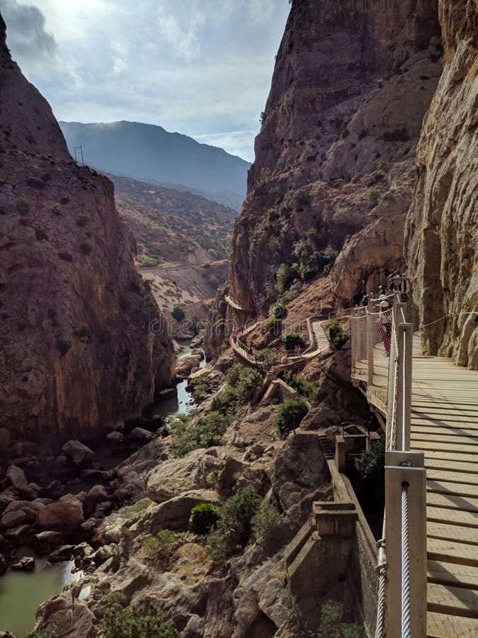 Caminito del Rey (Espanha) imagem de stock Caminito del Rey (Espanha) imagem de stock